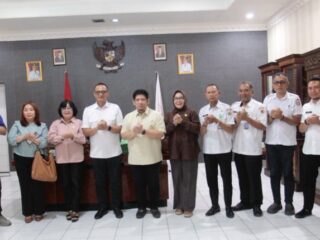 Sekda Kotamobagu Terima Kunker Pansus Perumda DPRD Sulut