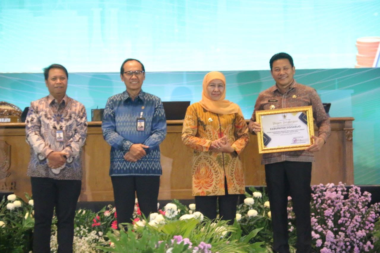 Sidoarjo Raih Penghargaan TP2DD Realisasi KKI Tertinggi 2025
