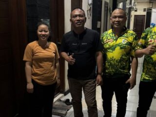 Tamy Manoppo Melaju ke Semifinal Bola 15 Putra, Arena Biliar Porprov Sulut XII Bergemuruh