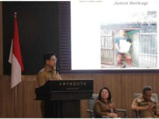 Wakil Wali Kota Kotamobagu Hadiri Rakorev Penanggulangan Kemiskinan Daerah Sulut 2025