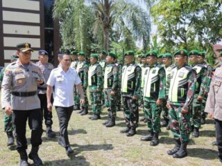 Wali Kota Kotamobagu Hadiri Apel Kesiapsiagaan Bencana di Mapolres Kotamobagu