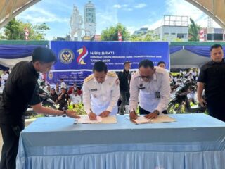 Wali Kota Kotamobagu Teken Nota Kesepakatan Penguatan Program Pembinaan dan Restorative Justice