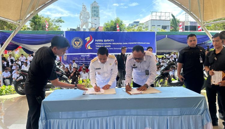 Wali Kota Kotamobagu Teken Nota Kesepakatan Penguatan Program Pembinaan dan Restorative Justice