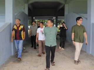 Wali Kota Kotamobagu Weny Gaib Tinjau Kondisi Gelora Ambang