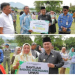 Wali Kota dan Wakil Wali Kota Kotamobagu Serahkan Bantuan bagi Pelaku UMKM