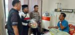 Wujud Kepedulian, Humas Polres Bangkalan Jenguk Wartawan Sakit di RSUD Syamrabu