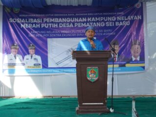 Sosialisasi Pembangunan Kampung Nelayan Merah Putih di Desa Pematang Sei Baru