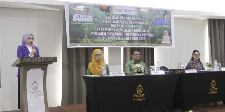 Ketua Tim Pembina Posyandu Kotamobagu Hadiri Advokasi Pengelolaan Pustu dan Posyandu