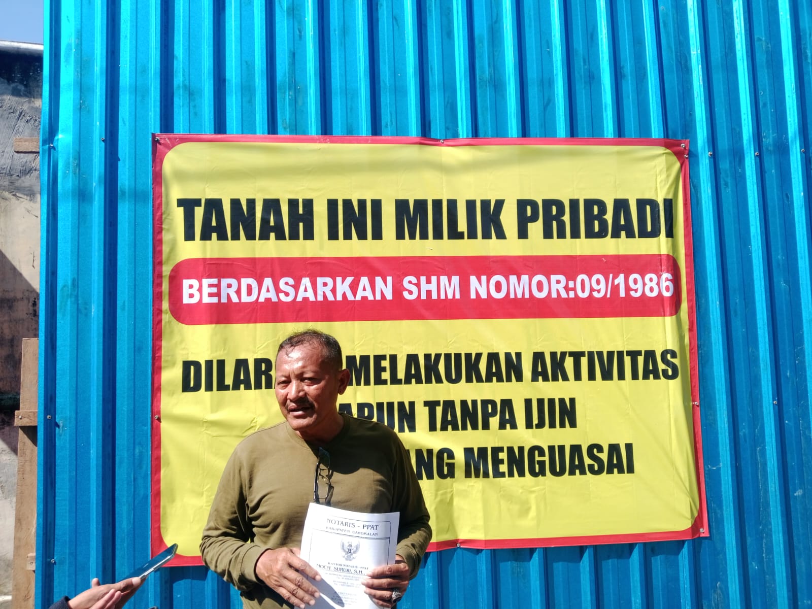 Sengketa Lahan SDN Balung 1 Arosbaya Berlarut, Pemilik Lahan Kecewa Sikap Pemkab Bangkalan