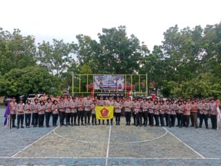 Wakapolres Bangkalan Pimpin Apel Pembukaan Perkemahan Pelantikan Saka Bhayangkara