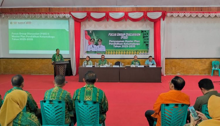 Wali Kota Kotamobagu Buka FGD Tahap II Penyusunan Master Plan Pendidikan 2025–2035