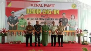 Wali Kota Kotamobagu Hadiri Kenal Pamit Dandim 1303 Bolaang Mongondow