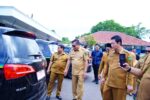 Bupati Muba Cek Fisik Puluhan Kendaraan Operasional Desa, Pastikan Aset Desa Tertib dan Transparan