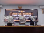 Polres Bolmut Gelar press conference terkait pengungkapan perkara dugaan tindak pidana narkotika Golongan I 