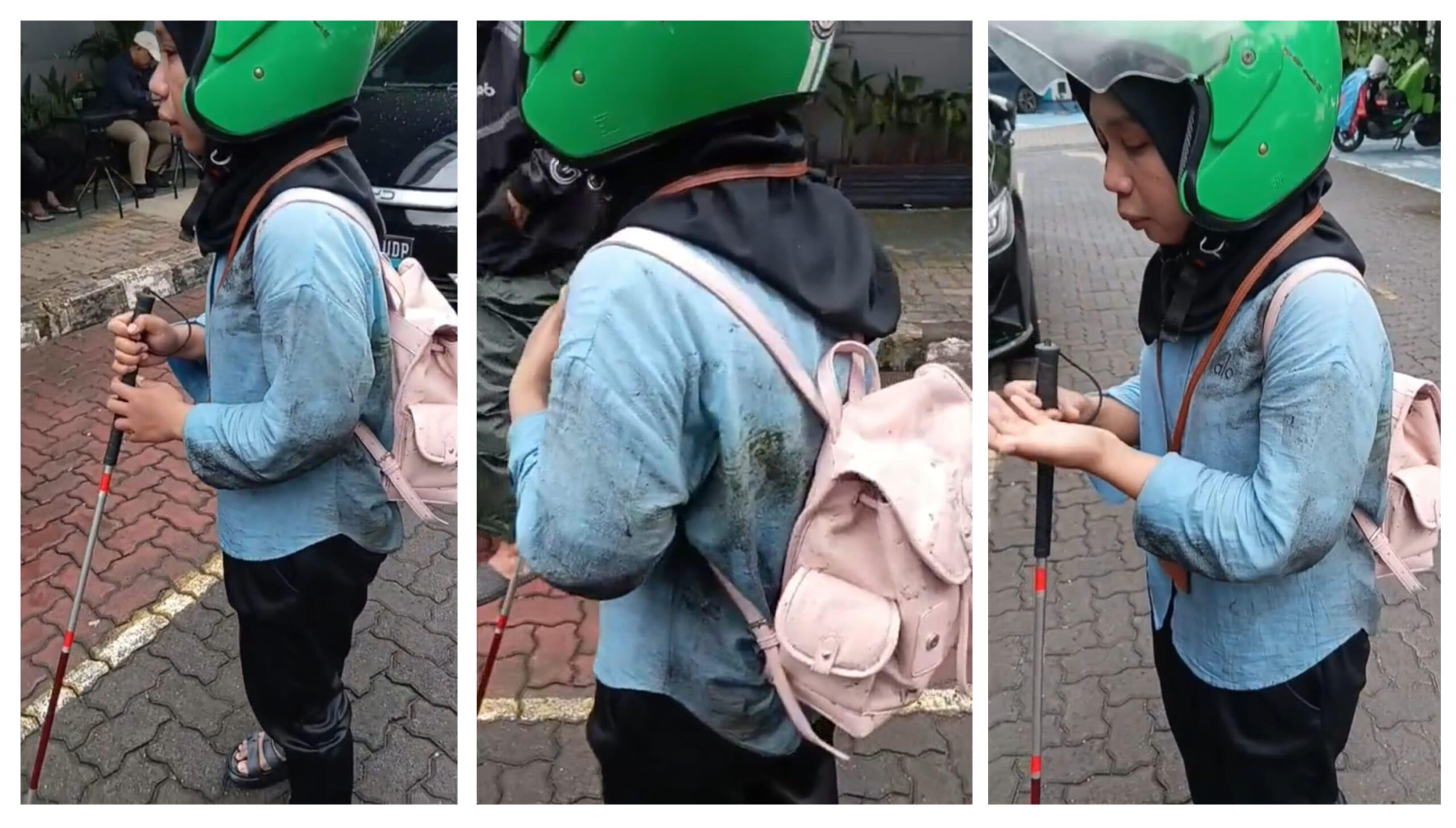 Penyandang Tunanetra Jatuh ke Got di Area Halte Transjakarta, Diduga Tanpa Pendampingan Petugas