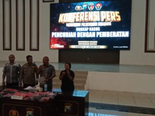 Satreskrim Polrestabes Surabaya Bongkar Sindikat Pencurian Emas, Empat WNA Ditangkap