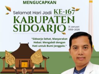 HUT ke-167 Sidoarjo di Tengah Darurat Korupsi, Masyarakat Rindukan Pemimpin Bersih dan Berani