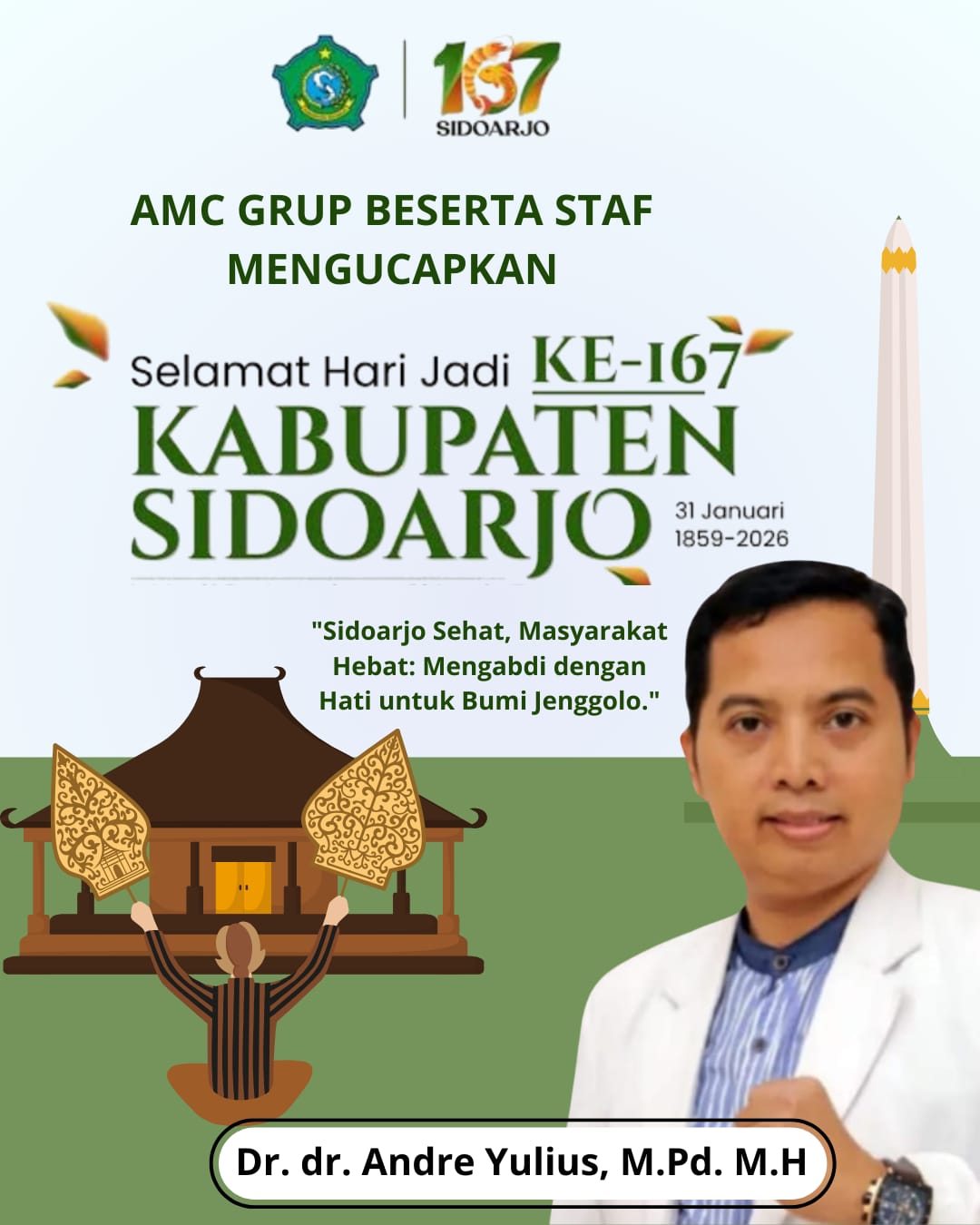 HUT ke-167 Sidoarjo di Tengah Darurat Korupsi, Masyarakat Rindukan Pemimpin Bersih dan Berani