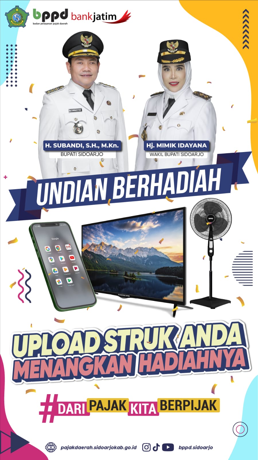 Pemkab Sidoarjo dan Bank Jatim Luncurkan Program Undian Pajak Dijapri