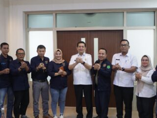 Pj Sekda Muba Terima Silaturahmi PWI, Dukung Keberangkatan HPN 2026 di Banten