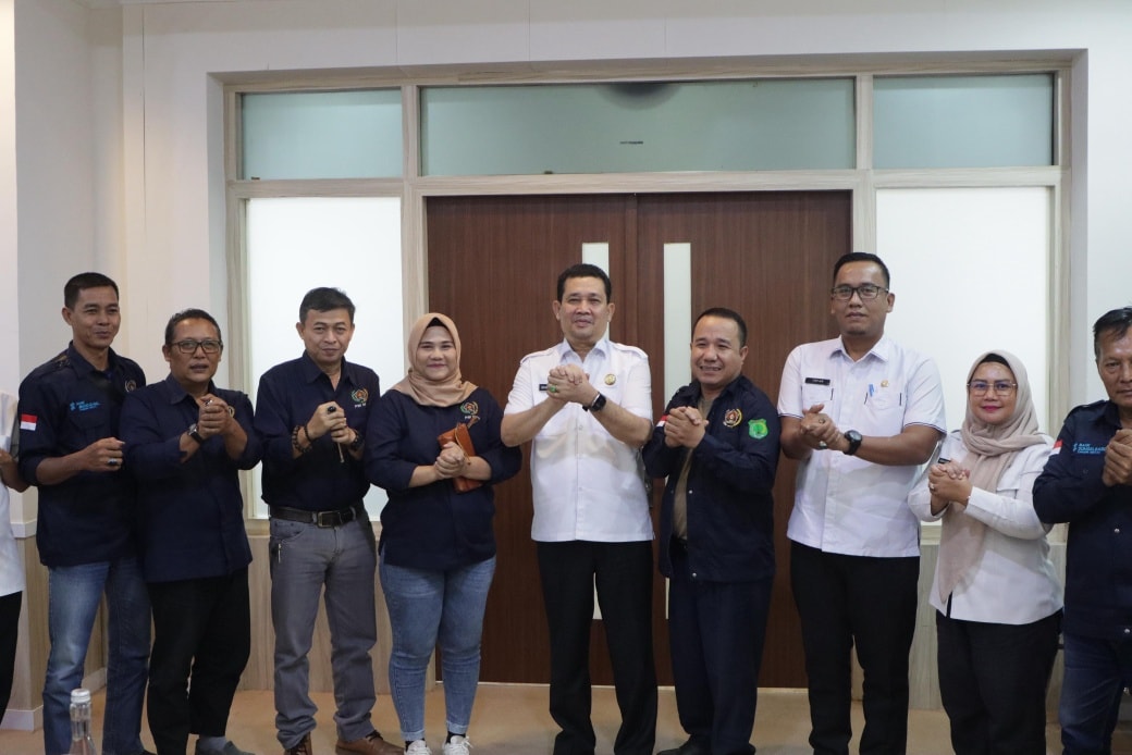 Pj Sekda Muba Terima Silaturahmi PWI, Dukung Keberangkatan HPN 2026 di Banten