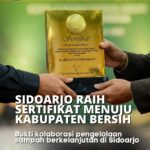 Sidoarjo Masuk 10 Terbaik Nasional dalam Pengelolaan Sampah, Raih Sertifikat Menuju Kota Bersih