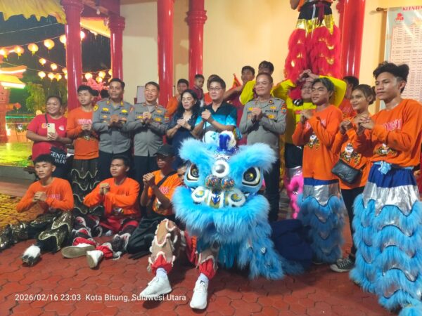 Wali Kota Bitung Hadiri Malam Pergantian Imlek 2577 Kongzili