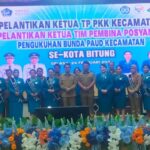 Wali Kota Bitung Hadiri Pelantikan Ketua TP-PKK, Pembina Posyandu dan Bunda Paud Kecamatan