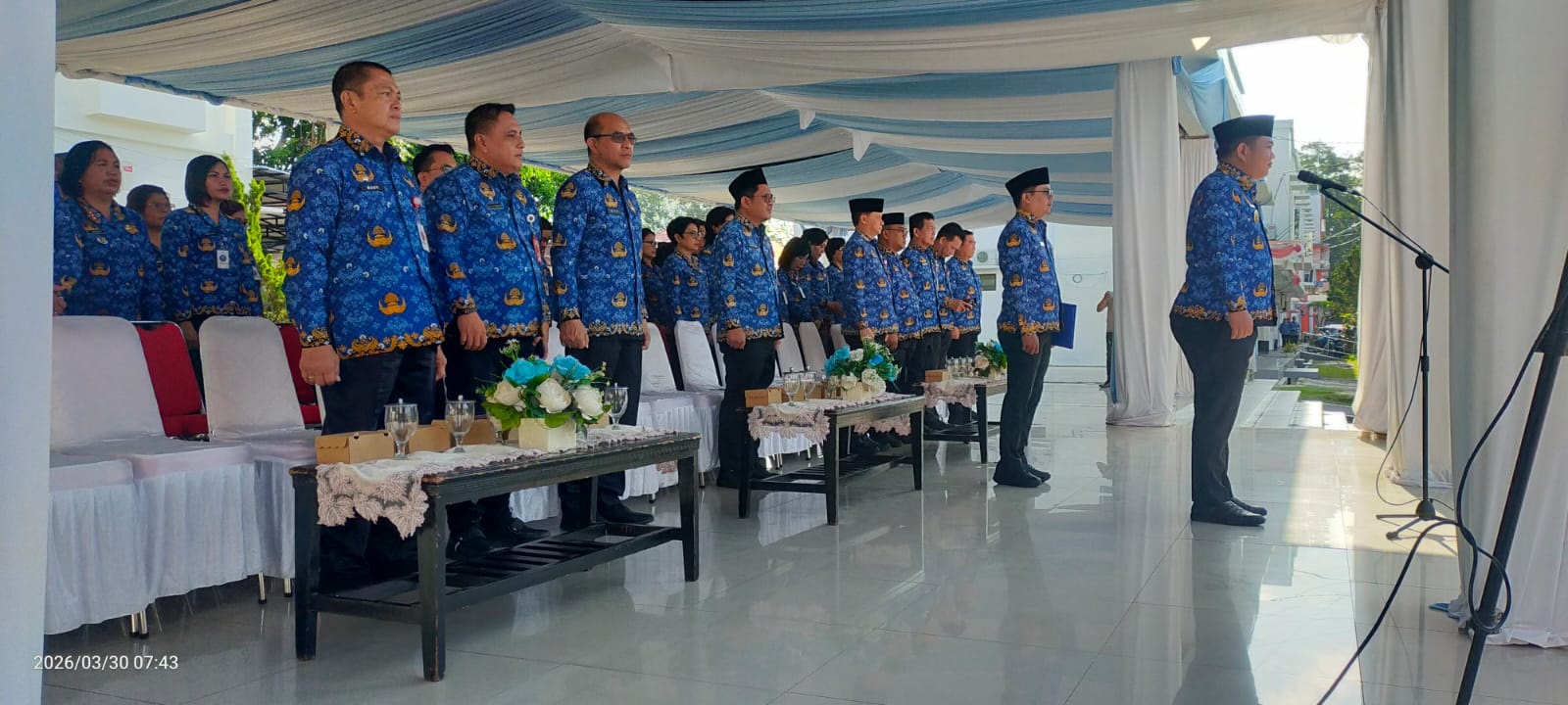 Apel Perdana KORPRI, Randito Maringka Tekankan Harmoni Kerja dan Profesionalisme ASN