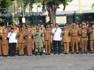 Bupati Subandi Pimpin Apel dan Halal Bihalal, Tekankan Transformasi Digital dan Pelayanan Berbasis Empati
