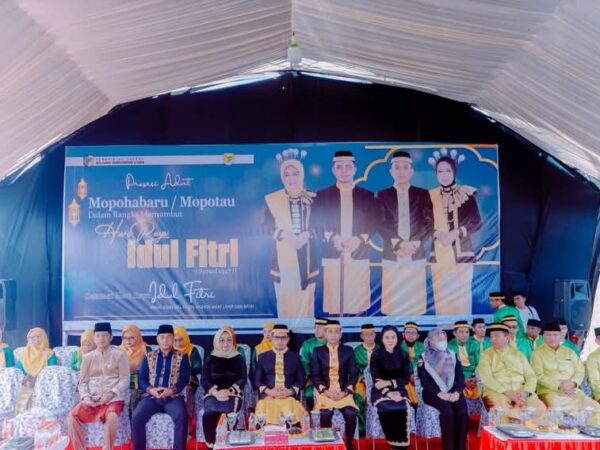 Bupati Boltara Sirajudin Lasena Terima Prosesi Adat Mopohabaru Dalam Rangka Menyambut Idul Fitri 1447 H