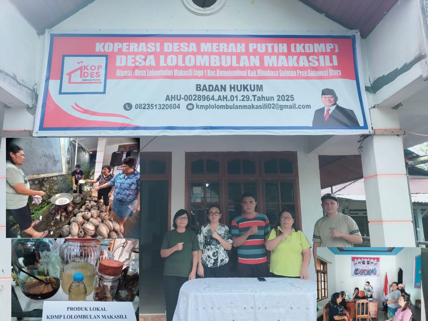 KDMP Lolombulan Makasili Mulai Beroperasi, Dukung Program Strategis Nasional Presiden Prabowo