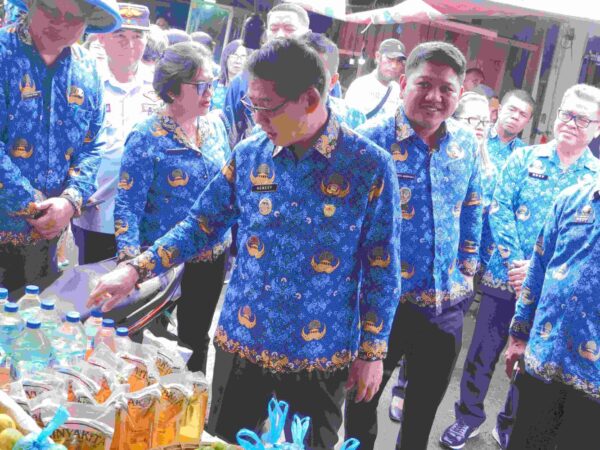 Pastikan Stok Aman dan Harga Stabil, Pemkot Bitung Sidak Sejumlah Pasar