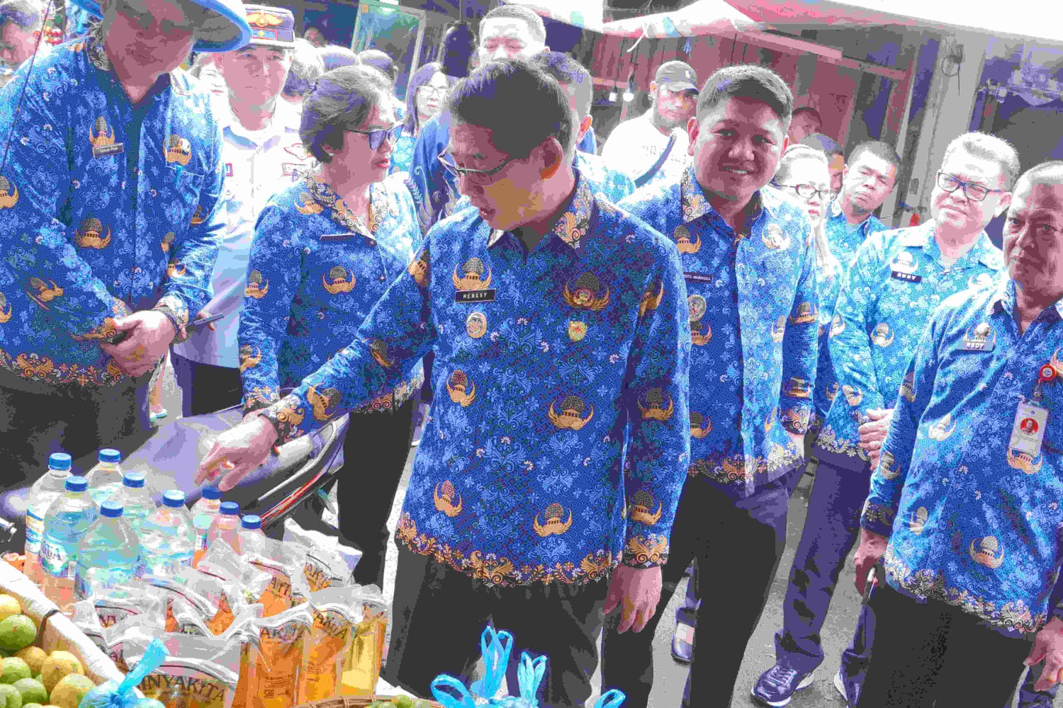 Pastikan Stok Aman dan Harga Stabil, Pemkot Bitung Sidak Sejumlah Pasar