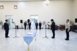 Gubernur Yulius Lantik Pejabat Tinggi Pratama, Tekankan Integritas 