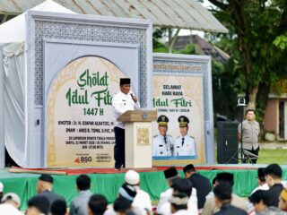 Momentum Idul Fitri, Gubernur Yulius Ajak Perkuat Kerukunan 