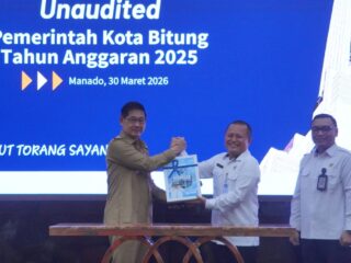 Transparansi Anggaran, Pemkot Bitung Serahkan LKPD 2025 ke BPK