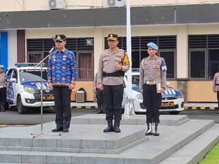 Wali Kota Bitung Pimpin Apel Pengamanan Idul Fitri 2026