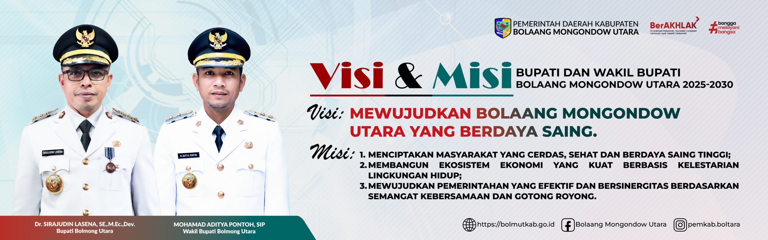 Pemerintah Kabupaten Bolmut Advertisment