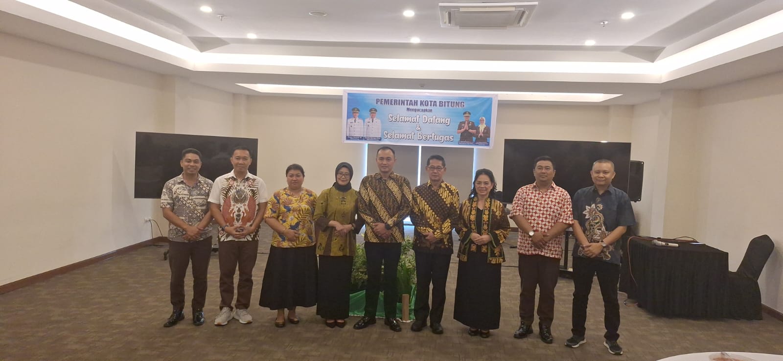 Wali Kota Bitung Hadiri Penyambutan Kajari Baru