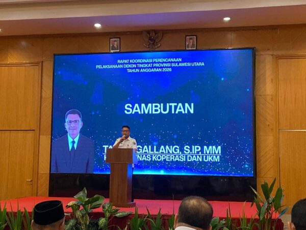 Rakor Dekon Koperasi 2026, Tahlis Gallang Paparkan Porsi Dana Dekonsentrasi