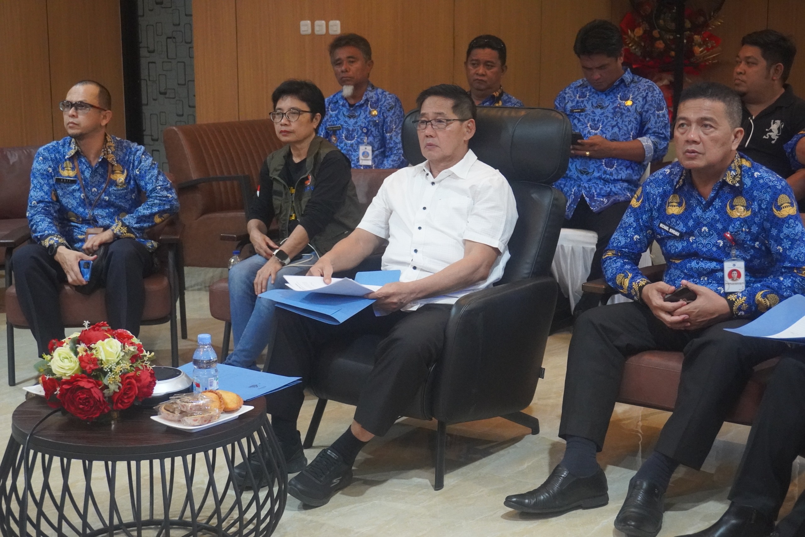 Pasca Gempa M7,6, Wali Kota Bitung Ikut Rapat Penting Bersama Menko PMK dan BNPB