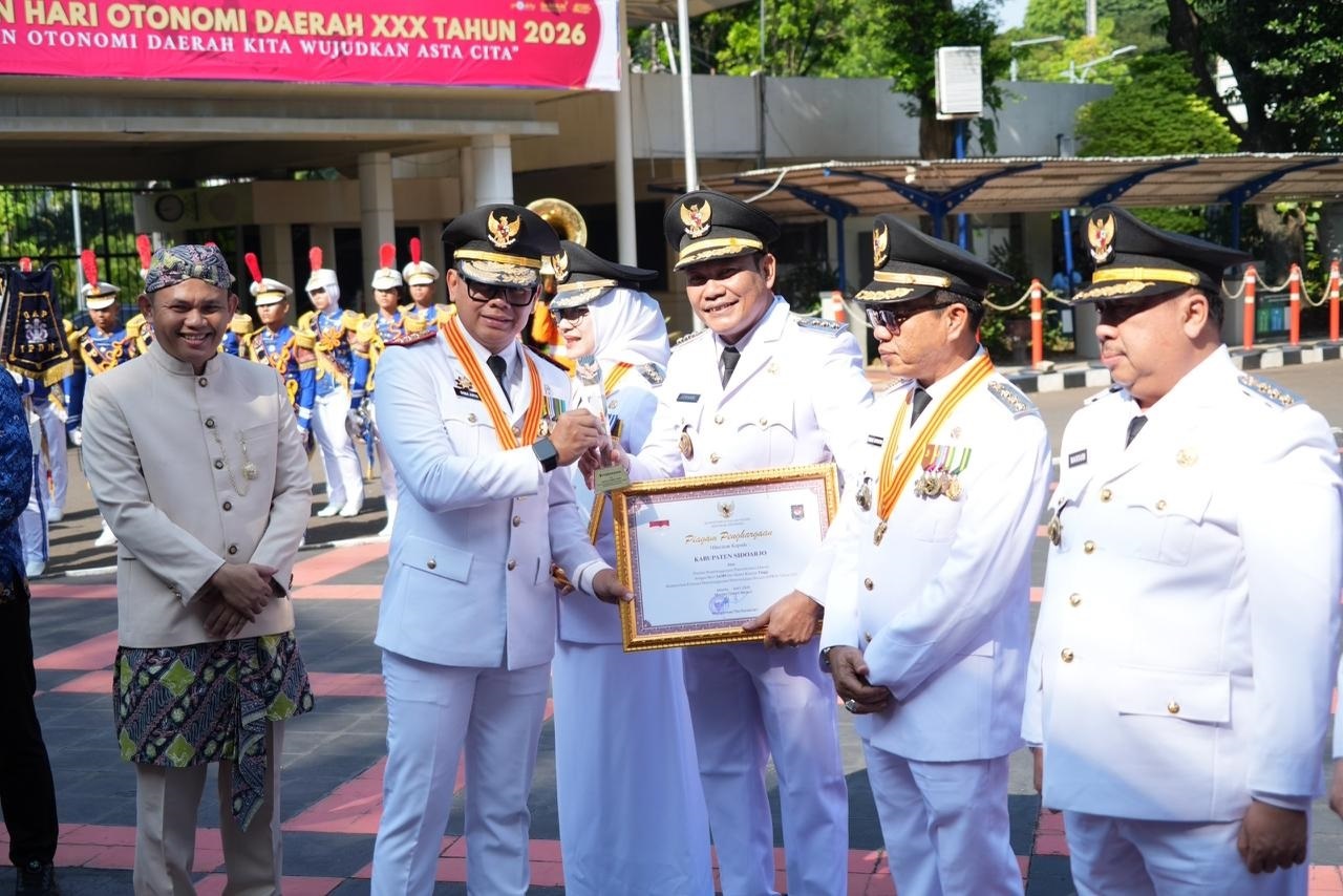 Sidoarjo Raih Predikat Kinerja Tertinggi Nasional, Bukti Komitmen Pelayanan Publik Prima