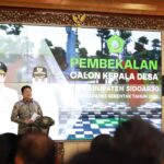 230 Cakades Ikuti Pembekalan, Bupati Subandi Tegaskan Pilkades Damai