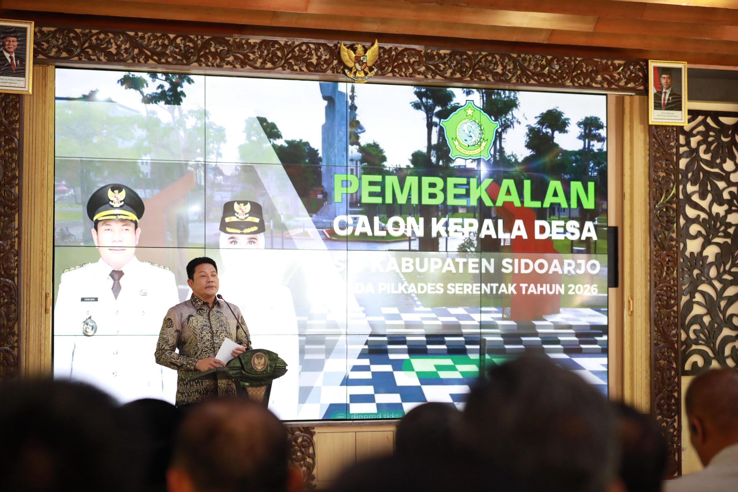230 Cakades Ikuti Pembekalan, Bupati Subandi Tegaskan Pilkades Damai