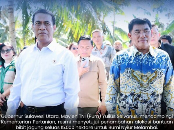 Apresiasi Gubernur Yulius, Mentan RI Setujui Tambahan Bantuan Bibit Jagung 
