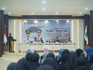 Komitmen Reformasi Birokrasi, Bupati Lasena Resmi Lantik 97 Pejabat