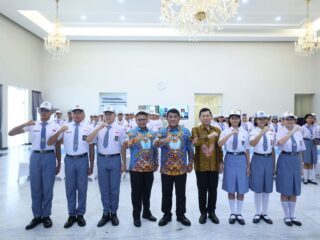 Pimpin Langsung Pantukhir Paskibraka Sulut 2026, Ini Pesan Penting Gubernur Yulius 