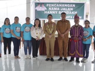 Jalan Hanny Sondakh Diresmikan di Bitung, Bentuk Penghormatan atas Jasa Almarhum