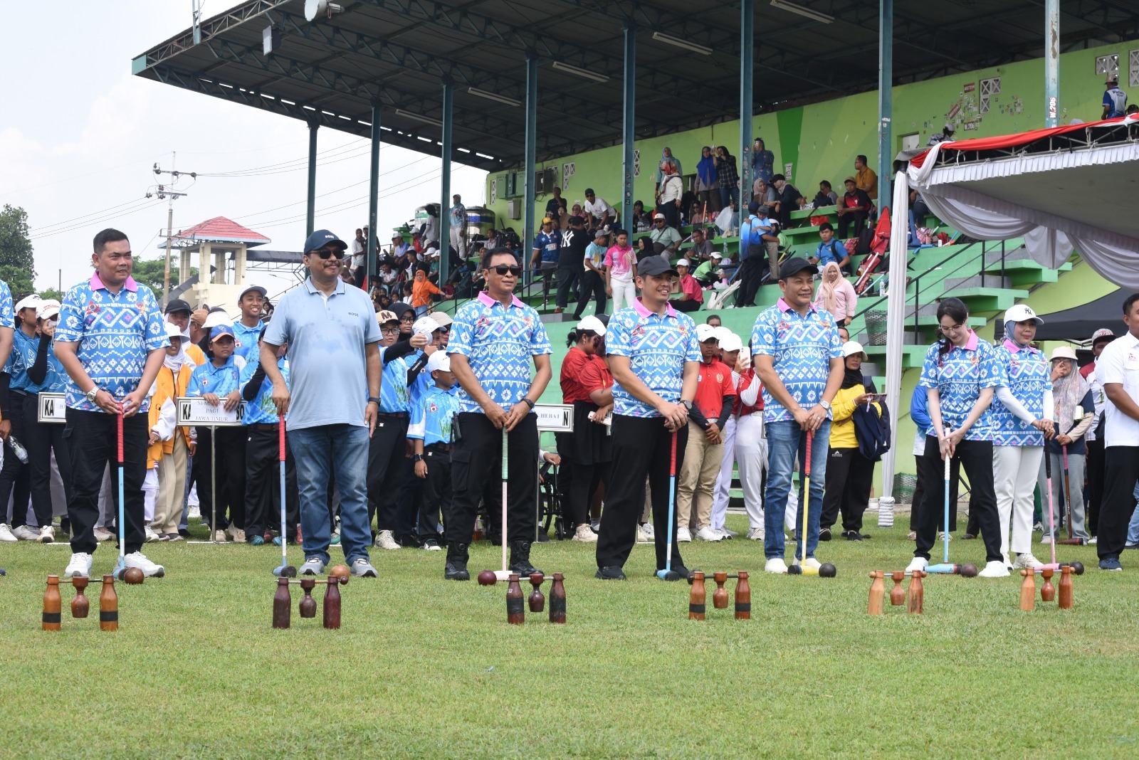 Jatim Open Woodball 2026 di Stadion Jenggolo Sidoarjo